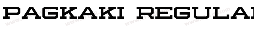 PAGKAKI Regular字体转换 PAGKAKI Regular字体转换